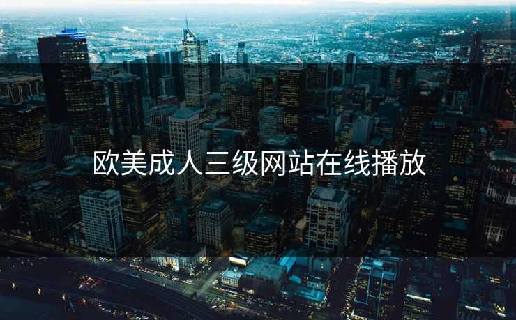 欧美成人三级网站在线播放