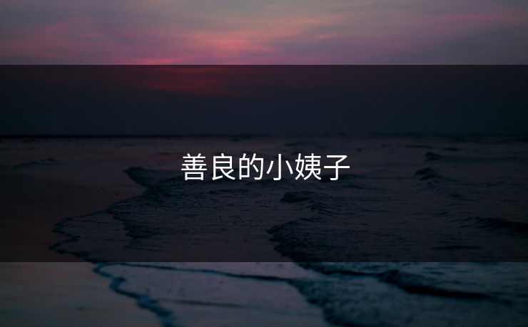 善良的小姨子 善良的小姨子