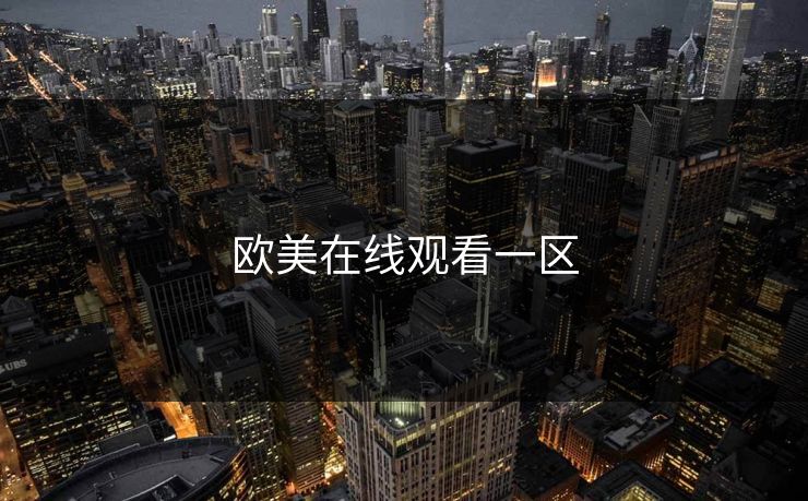 欧美在线观看一区